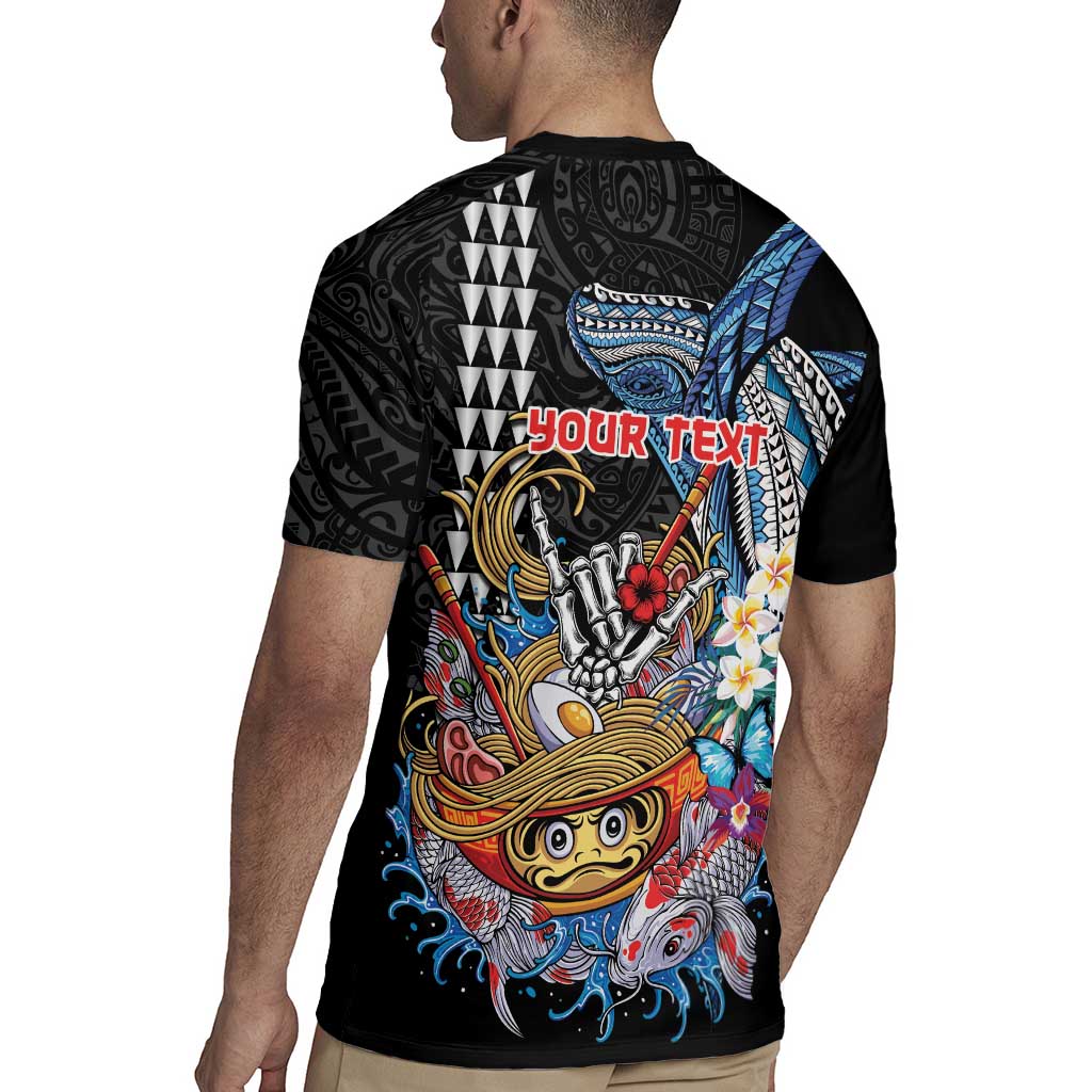 Personalized Japanese Koi Fish Ramen Rugby Jersey Aloha Shark Kakau Pattern LT9 - Polynesian Pride