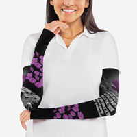 ANZAC Day Remembrance Arm Sleeves Purple Poppy We Will Remember Them