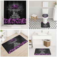 ANZAC Day Remembrance Bathroom Set Purple Poppy We Will Remember Them LT9 - Polynesian Pride