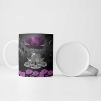 ANZAC Day Remembrance Ceramic Mug Purple Poppy We Will Remember Them LT9 - Polynesian Pride
