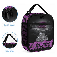 ANZAC Day Remembrance Lunch Bag Purple Poppy We Will Remember Them LT9 - Polynesian Pride