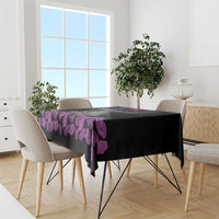 ANZAC Day Remembrance Tablecloth Purple Poppy We Will Remember Them LT9 - Polynesian Pride