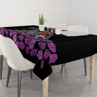 ANZAC Day Remembrance Tablecloth Purple Poppy We Will Remember Them LT9 - Polynesian Pride