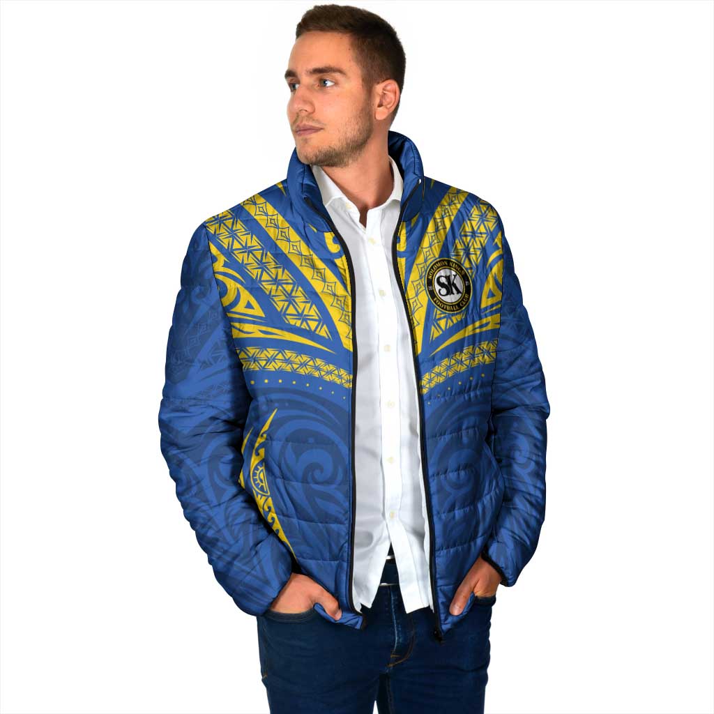 Custom Oceania Football Solomon Kings Padded Jacket Polynesian Tribal Pattern LT9 - Polynesian Pride