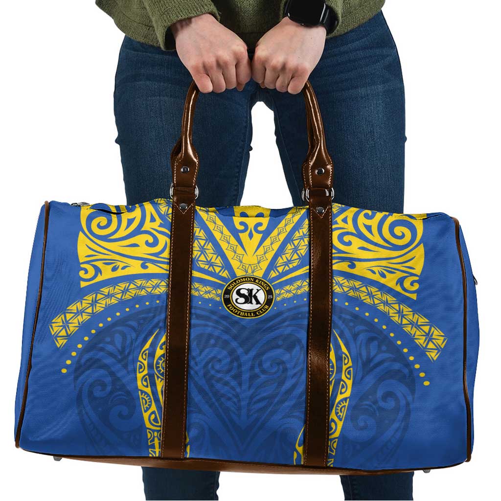 Oceania Football Solomon Kings Travel Bag Polynesian Tribal Pattern LT9 Blue - Polynesian Pride