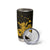 Gold Hawaiian Hibiscus Shaka Sign Tumbler Cup