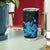 Blue Hawaiian Hibiscus Shaka Sign Tumbler Cup