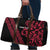 All Black Maori Tribal Tattoo Personalised Travel Bag Classic Red Polynesian Style - Polynesian Pride