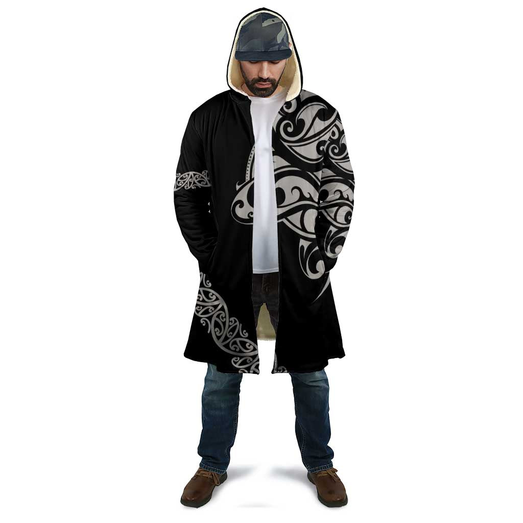 All Black Maori Tribal Tattoo Personalised Cloak Stone Gray Polynesian Style - Polynesian Pride