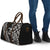 All Black Maori Tribal Tattoo Personalised Travel Bag Stone Gray Polynesian Style - Polynesian Pride