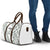 All White Maori Tribal Tattoo Personalised Travel Bag Moss Green Polynesian Style - Polynesian Pride