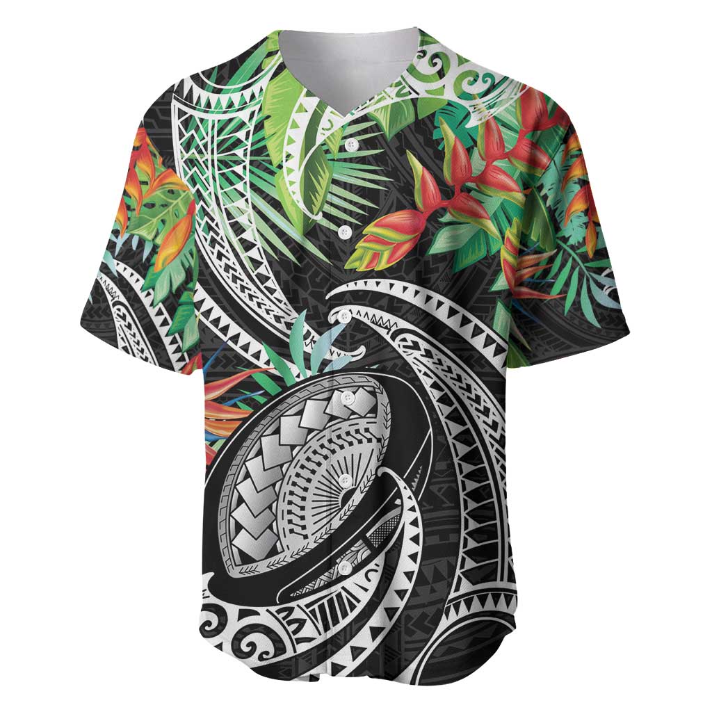 Polynesian Pacific Rugby Tribal Baseball Jersey Tropical Vibe