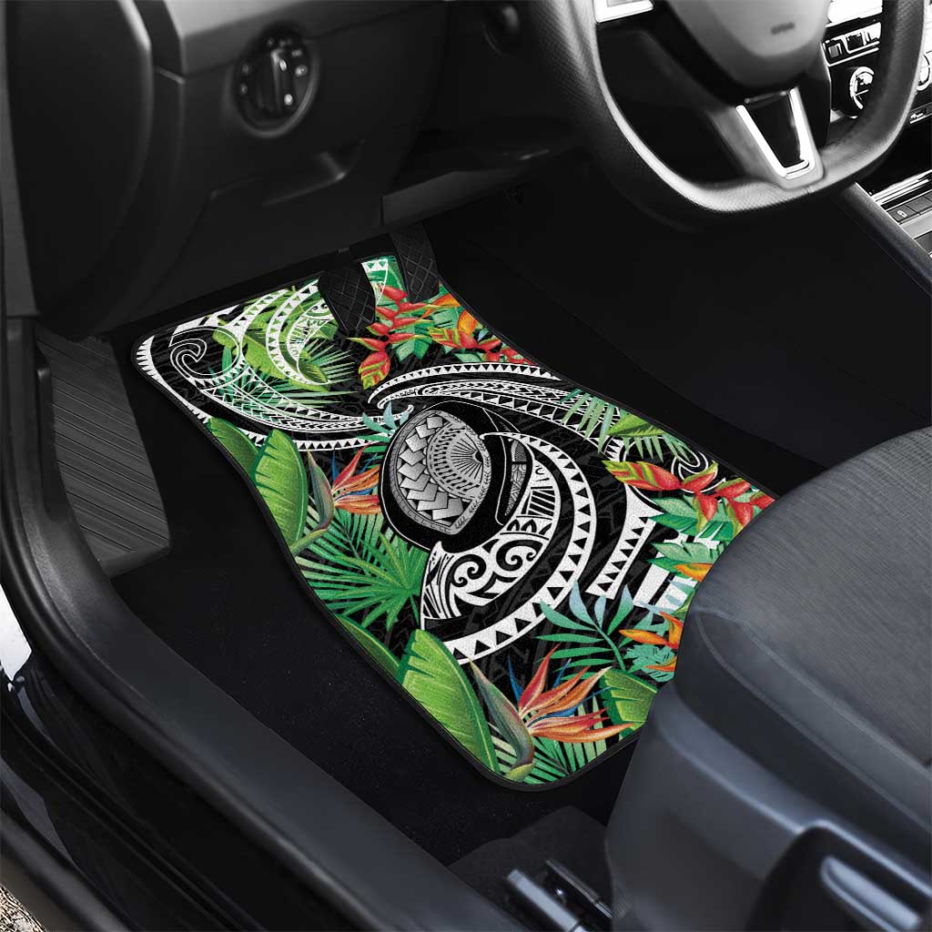 Polynesian Pacific Rugby Tribal Car Mats Tropical Vibe
