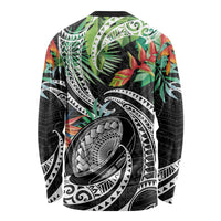 Polynesian Pacific Rugby Tribal Long Sleeve Shirt Tropical Vibe