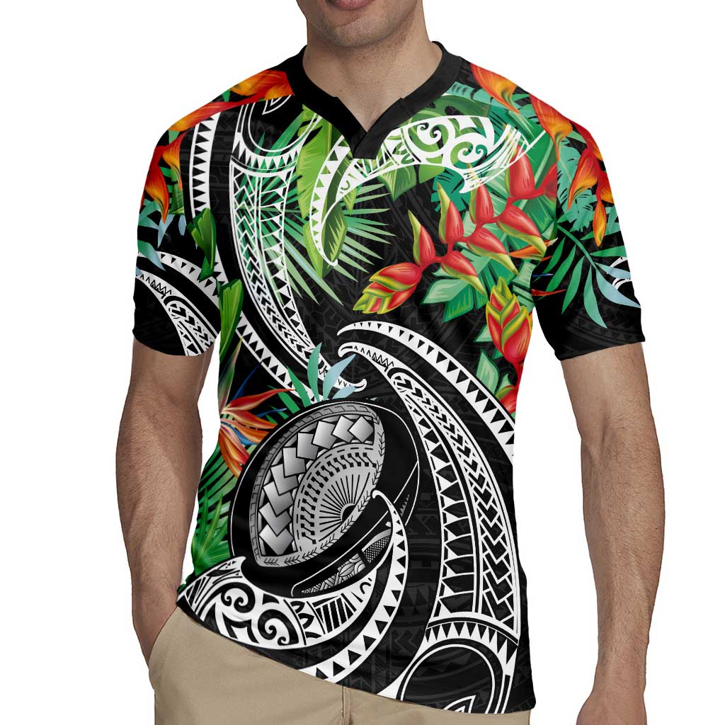 Polynesian Pacific Rugby Tribal Rugby Jersey Tropical Vibe