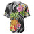 Hau'oli Makahiki Hou Baseball Jersey Aloha Pineapple Tropical Vibe