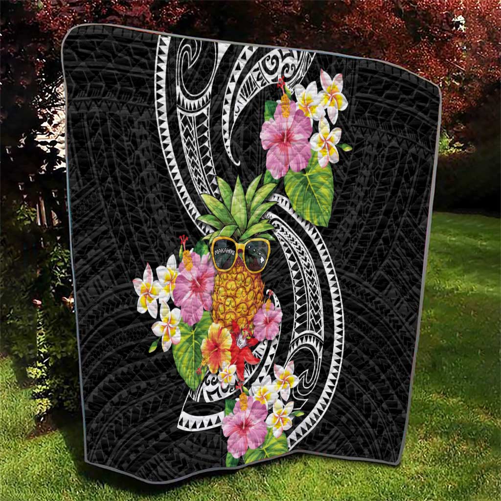 Hau'oli Makahiki Hou Quilt Aloha Pineapple Tropical Vibe LT9 - Polynesian Pride