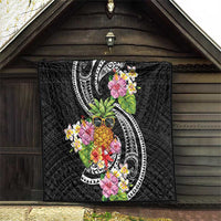 Hau'oli Makahiki Hou Quilt Aloha Pineapple Tropical Vibe LT9 - Polynesian Pride