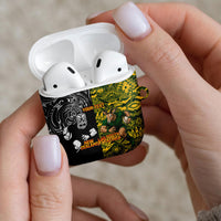 Custom New Zealand vs South Africa AirPods Case Rugby Rivalry Two Nations One Battle