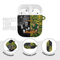 Custom New Zealand vs South Africa AirPods Case Rugby Rivalry Two Nations One Battle