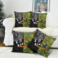 Custom New Zealand vs South Africa Pillow Cover Rugby Rivalry Two Nations One Battle