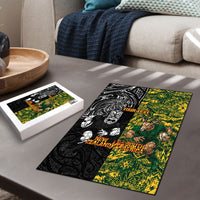 Custom New Zealand vs South Africa Puzzle Rugby Rivalry Two Nations One Battle