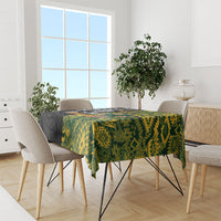 Custom New Zealand vs South Africa Tablecloth Rugby Rivalry Two Nations One Battle