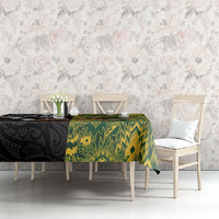 Custom New Zealand vs South Africa Tablecloth Rugby Rivalry Two Nations One Battle