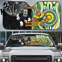 Custom Australia vs New Zealand Auto Sun Shade Rugby Rivalry Two Nations One Battle
