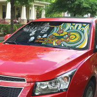 Custom Australia vs New Zealand Auto Sun Shade Rugby Rivalry Two Nations One Battle
