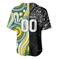Custom Australia vs New Zealand Baseball Jersey Rugby Rivalry Two Nations One Battle