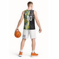 Custom Australia vs New Zealand Basketball Jersey Rugby Rivalry Two Nations One Battle