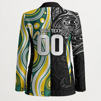 Custom Australia vs New Zealand Blazer Rugby Rivalry Two Nations One Battle