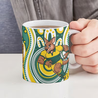 Australia vs New Zealand Ceramic Mug Rugby Rivalry Two Nations One Battle