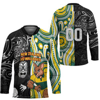 Custom Australia vs New Zealand Hockey Jersey Rugby Rivalry Two Nations One Battle