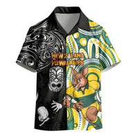 Custom Australia vs New Zealand Kid Hawaiian Shirt Rugby Rivalry Two Nations One Battle