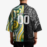 Custom Australia vs New Zealand Kimono Rugby Rivalry Two Nations One Battle