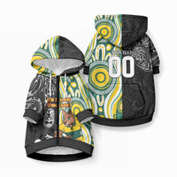 Custom Australia vs New Zealand Pet Hoodie Rugby Rivalry Two Nations One Battle