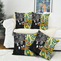 Custom Australia vs New Zealand Pillow Cover Rugby Rivalry Two Nations One Battle