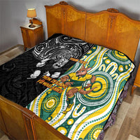 Custom Australia vs New Zealand Quilt Rugby Rivalry Two Nations One Battle