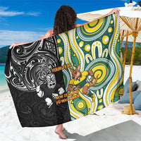 Custom Australia vs New Zealand Sarong Rugby Rivalry Two Nations One Battle