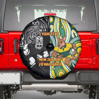 Custom Australia vs New Zealand Spare Tire Cover Rugby Rivalry Two Nations One Battle
