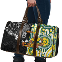 Custom Australia vs New Zealand Travel Bag Rugby Rivalry Two Nations One Battle