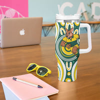 Australia vs New Zealand Tumbler With Handle Rugby Rivalry Two Nations One Battle