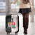 Custom Fiji England Rugby Luggage Cover Tapa Pattern and Rose Flower World Cup 2023 LT9 - Polynesian Pride