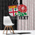 Custom Fiji England Rugby Window Curtain Tapa Pattern and Rose Flower World Cup 2023 LT9 - Polynesian Pride