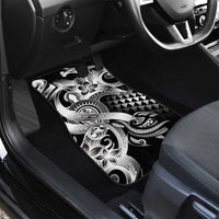 Aloha Black Tribal Honu Tattoo Car Mats LT9 - Polynesian Pride