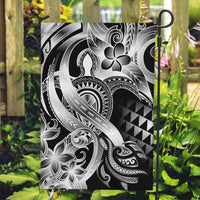 Aloha Black Tribal Honu Tattoo Garden Flag LT9 Garden Flag Black - Polynesian Pride