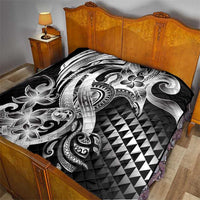 Aloha Black Tribal Honu Tattoo Quilt LT9 - Polynesian Pride