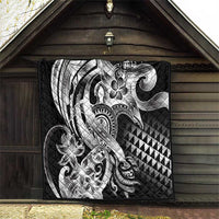 Aloha Black Tribal Honu Tattoo Quilt LT9 - Polynesian Pride